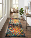 Marrakesh Elegance Collection Area Rug -  Larache Runner Multi  lifestyle 34
