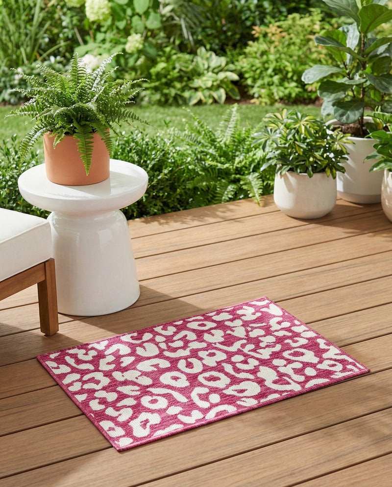 Savannah Escape Collection Area Rug -  Amazon (Magenta) Rectangle Magenta  lifestyle 21