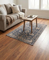 Cascade Range Collection Area Rug -  Shasta (Blue) Rectangle Blue  lifestyle 18