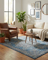 Mykonos Manor Collection Area Rug -  Tinos (Blue) Rectangle Blue  lifestyle 20