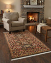Chelsea Elegance Collection Area Rug -  Osterley Rectangle Light Brown  lifestyle 36