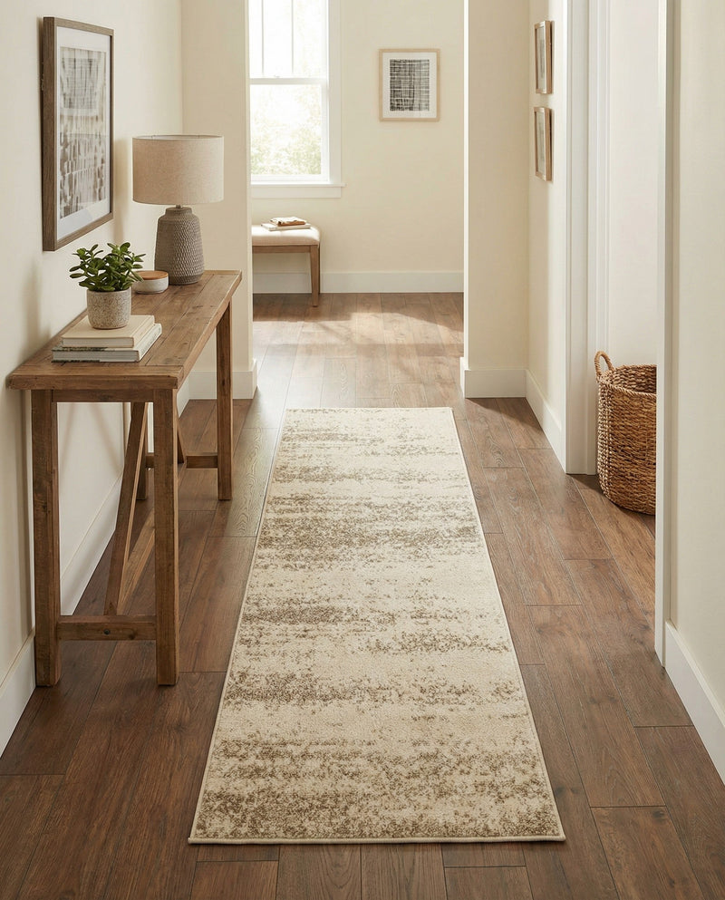 Studio Haven Collection Area Rug -  Gallery (Bone Beige) Runner Bone Beige  lifestyle 65