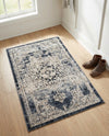 Coastal Manor Collection Area Rug -  Pelican Rectangle Navy Blue  lifestyle 63