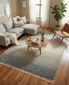 Cozy Cove Shag Collection Area Rug -  Lagoon Rectangle Gray  lifestyle 11