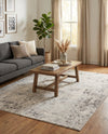 Aegean Elegance Collection Area Rug -  Paros Rectangle Gray  lifestyle 5