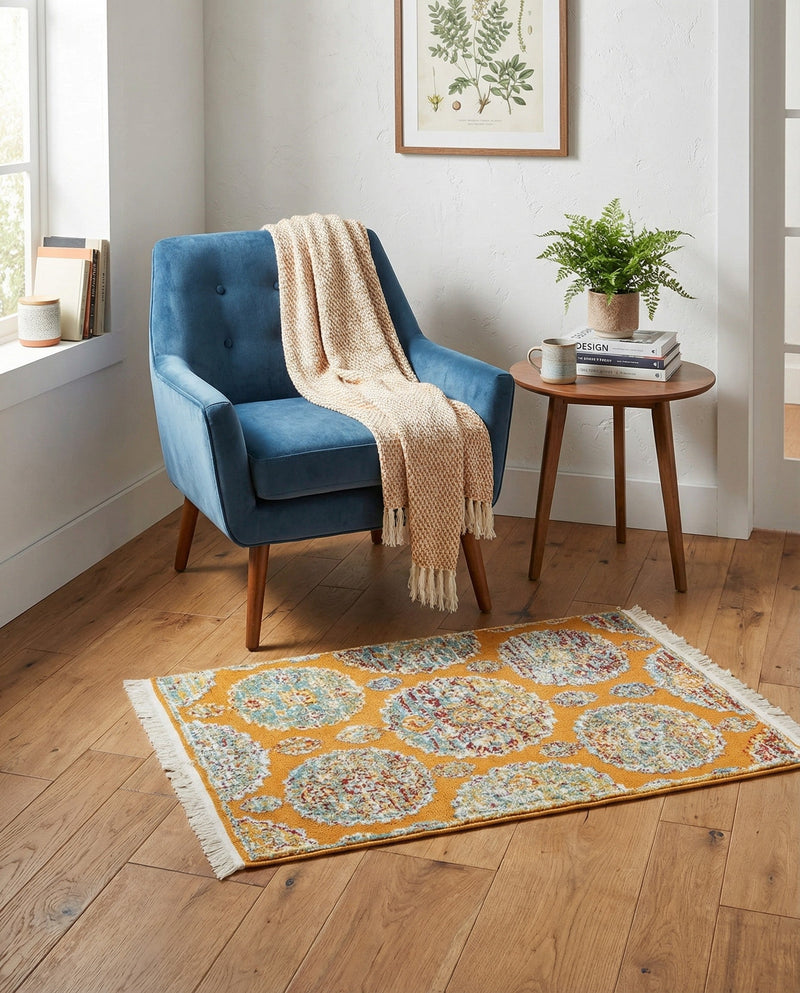Arcadia Rugs Collection Area Rug -  Atlantis (Orange) Rectangle Orange  lifestyle 22
