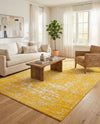 Georgetown Rugs Collection Area Rug - Dupont (Yellow) Rectangle Yellow  lifestyle 5
