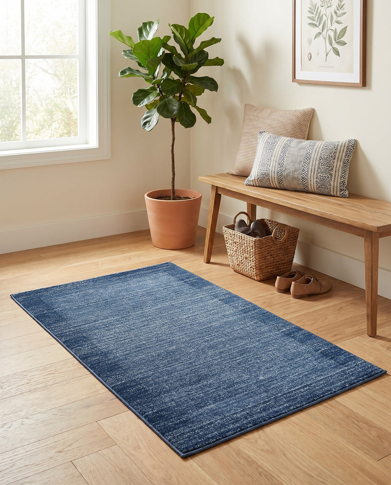 Studio Haven Collection Area Rug -  Conservatory (Navy Blue) Rectangle Navy Blue  lifestyle 7