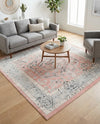 Adriana Terrace Collection Area Rug - Capri (Rose) Square Rose  lifestyle 39