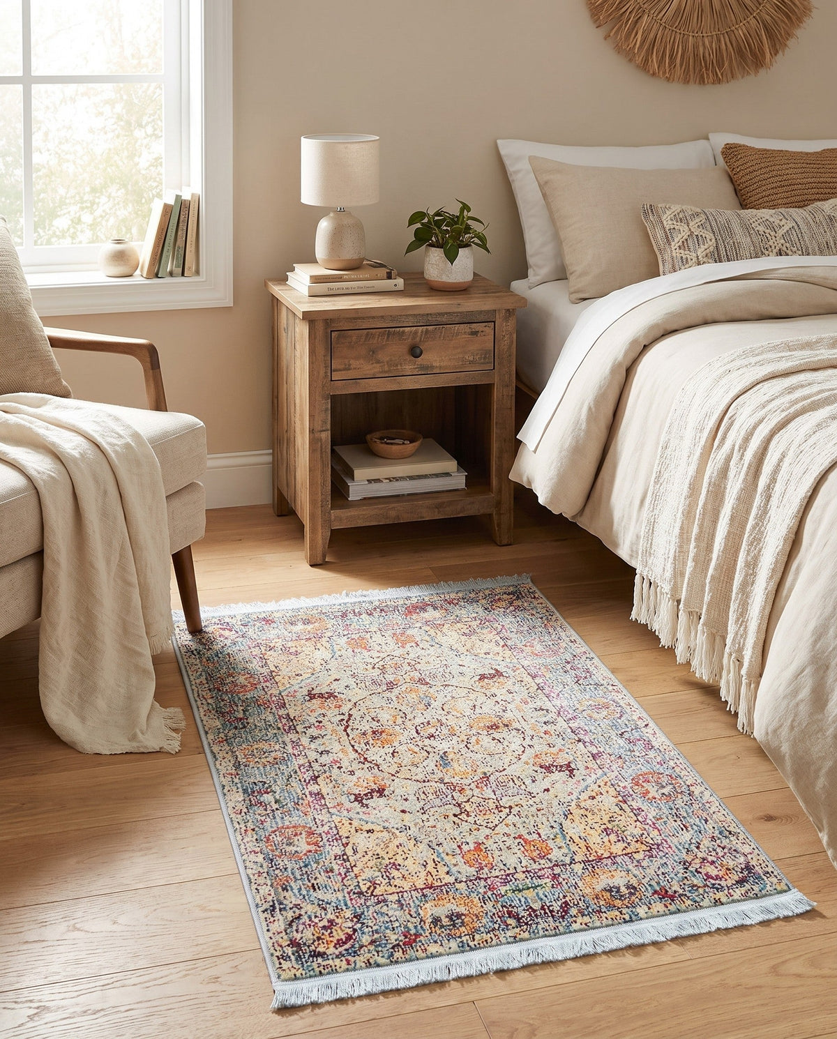 Caribbean Breeze Collection Area Rug -  Xcalak Rectangle Light Blue  lifestyle 47