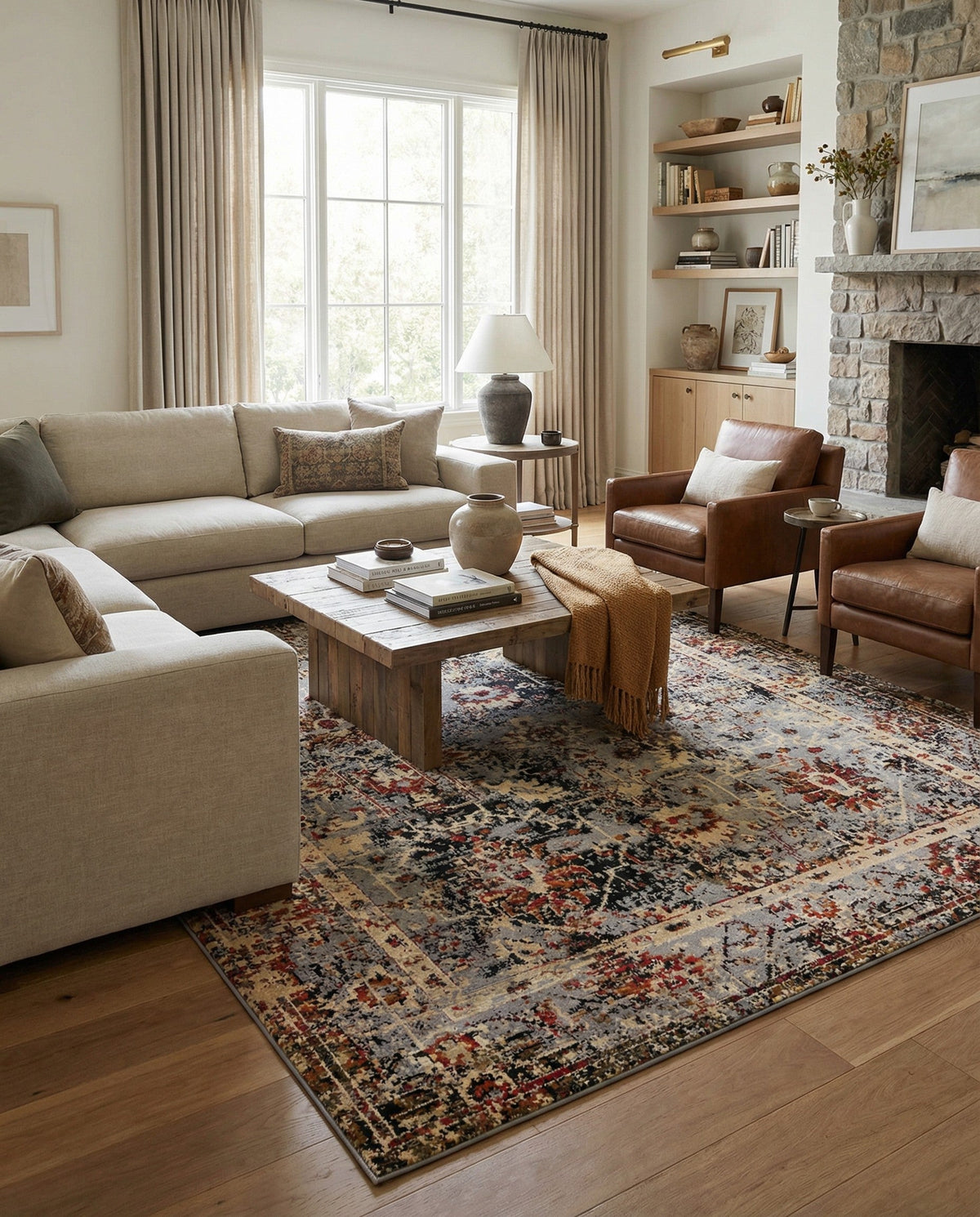 Neptune Elegance Collection Area Rug -  Galatea (Blue) Rectangle Blue  lifestyle 16
