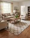 Lattice Gardens Collection Area Rug -  Bloomfield (Beige and Light Brown) Rectangle Beige and Light Brown  lifestyle 30