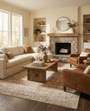 Coastal Manor Collection Area Rug -  Marina Rectangle Beige  lifestyle 46