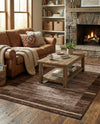 Autumn Meadow Collection Area Rug -  Nutmegwood Rectangle Brown  lifestyle 32
