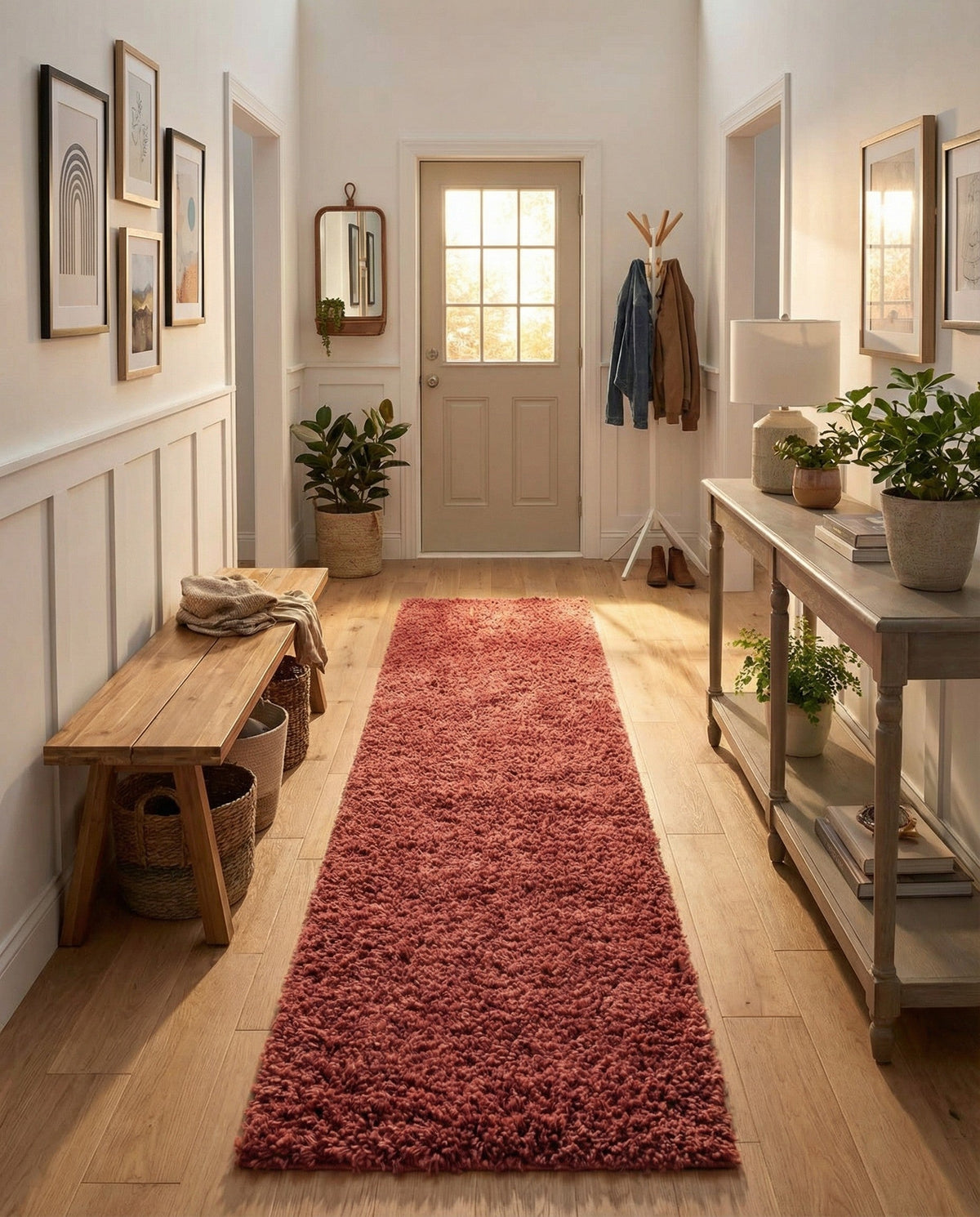 Alpine Plush Collection Area Rug -  Cortina (Poppy) Runner Poppy  lifestyle 32