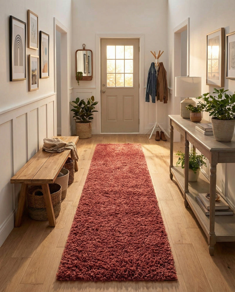 Alpine Plush Collection Area Rug -  Cortina (Poppy) Runner Poppy  lifestyle 32