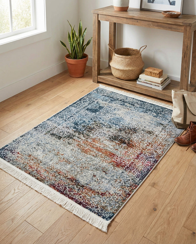 Caribbean Breeze Collection Area Rug -  Yucatan Rectangle Multi  lifestyle 28