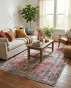 Zahara Oasis Collection Area Rug -  Rabat Rectangle Yellow Pink  lifestyle 28
