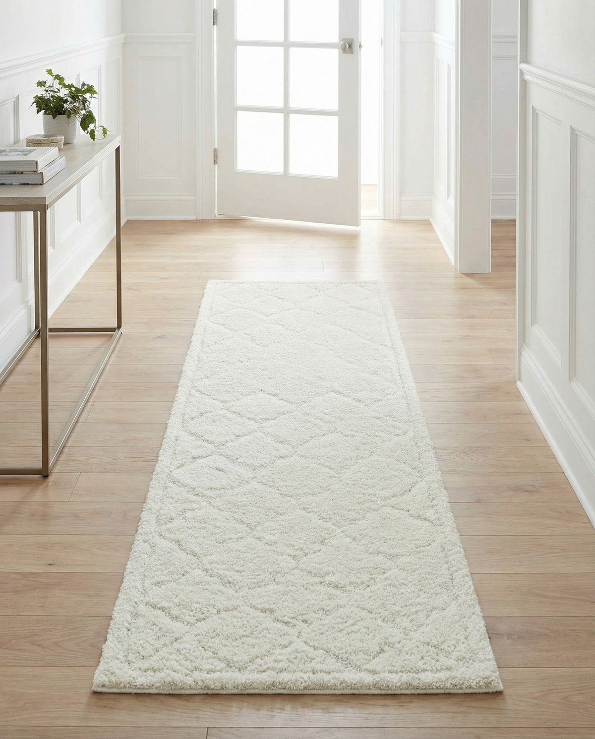 Trellis Haven Collection Area Rug -  Havencrest Runner Ivory  lifestyle 108