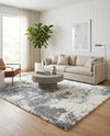 Cozy Haven Shag Collection Area Rug -  Tranquility (Smoke Gray) Rectangle Smoke Gray  lifestyle 18