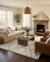 Cozy Haven Shag Collection Area Rug - Serenity (Ivory) Rectangle Ivory  lifestyle 11