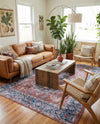 Laguna Sands Collection Area Rug -  Venice Rectangle Rust Red  lifestyle 51