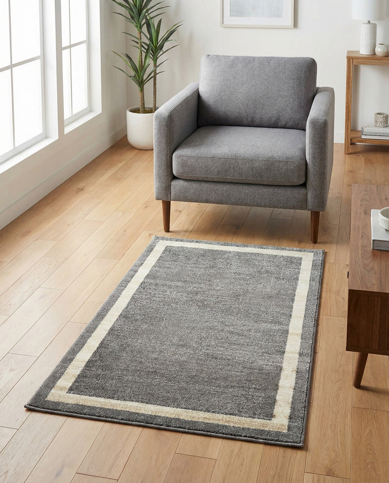 Studio Haven Collection Area Rug -  Alcove (Gray) Rectangle Gray  lifestyle 6