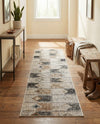 Desert Modern Eco Rug Series Collection Area Rug -  Taos Runner Ivory  lifestyle 53