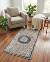 Brighton Terrace Collection Area Rug - Hove (Gray) Rectangle Gray  lifestyle 15