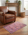 Zahara Oasis Collection Area Rug -  Tangier Rectangle Rust Red  lifestyle 7