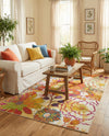 Venetian Elegance Collection Area Rug -  Accademia Rectangle Ivory  lifestyle 19
