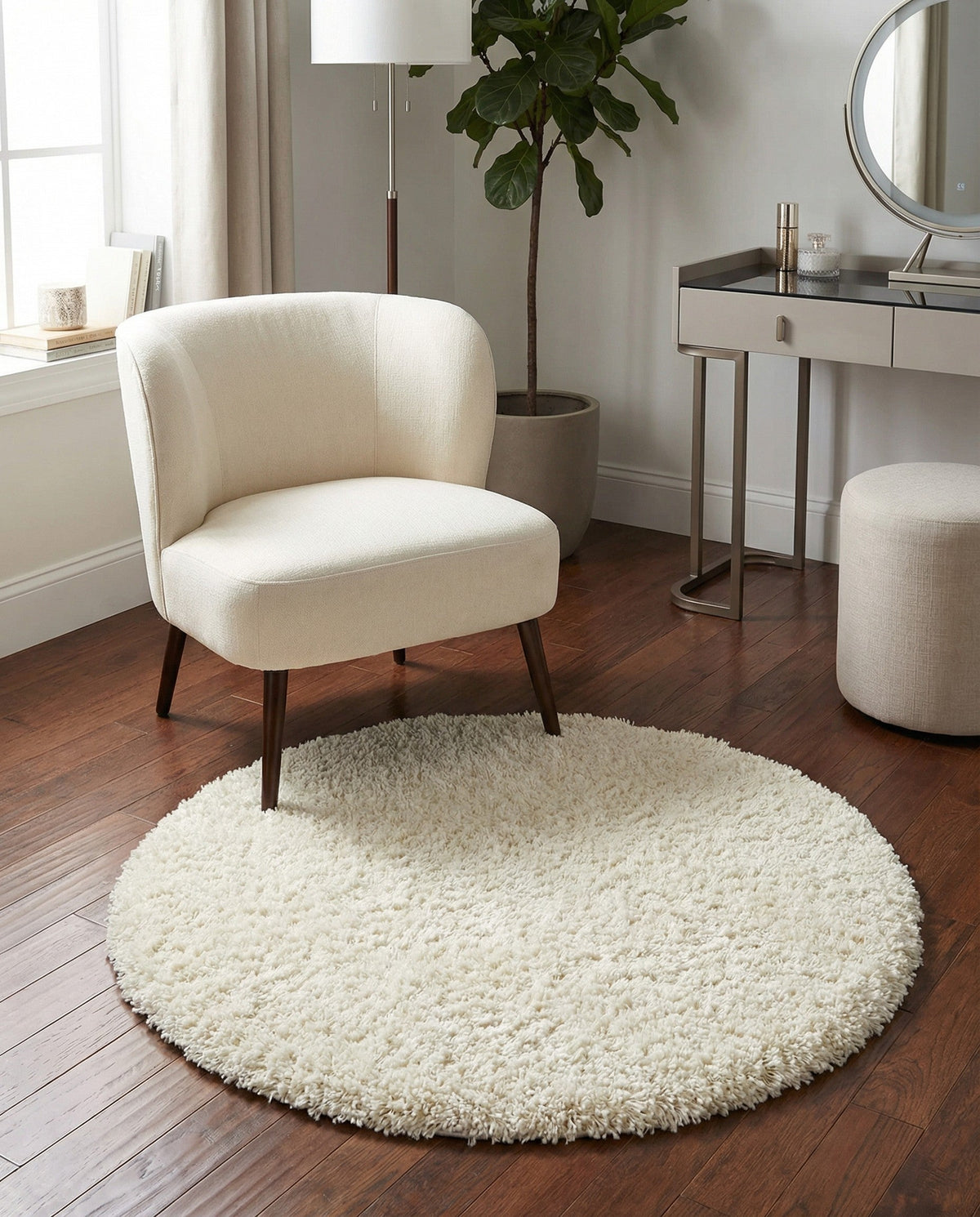 Majestic Manor Collection Area Rug - Versailles (Blonde) Round Blonde  lifestyle 49