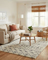 Berber Lattice Shag Collection Area Rug - Atlas (Ivory) Rectangle Ivory  lifestyle 3