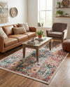 Savannah Elegance Collection Area Rug -  Azalea Rectangle Pink  lifestyle 28