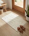 Sahara Chic Collection Area Rug -  Nubia Rectangle Ivory  lifestyle 16