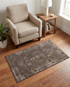 Riviera Elegance Collection Area Rug - Antibes (Brown) Rectangle Brown  lifestyle 33