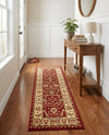 Jaipur Elegance Collection Area Rug -  Nahargarh (Red) Runner Red  lifestyle 37