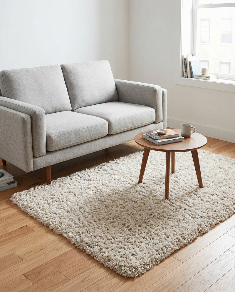 Eternal Plush Oasis Collection Area Rug -  Tranquility (Linen) Rectangle Linen  lifestyle 13