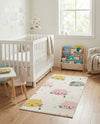 Wonder Tykes Collection Area Rug -  Dazzle Runner Ivory  lifestyle 32