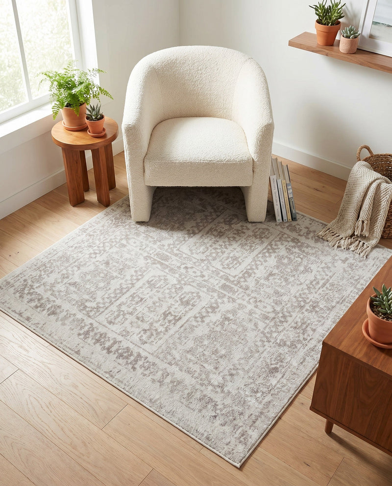 Cambridge Classics Collection Area Rug - Trinity (Cream) Square Cream  lifestyle 63