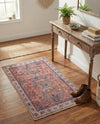 Heritage Elegance Collection Area Rug -  Uffizi Rectangle Rust Red  lifestyle 17