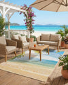 Seaside Haven Rugs Collection Area Rug -  Tides Rectangle Multi  lifestyle 4