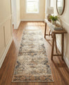 Coastal Manor Collection Area Rug -  Oceanfront Runner Blue Beige  lifestyle 41