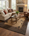 Bistro Lounge Collection Area Rug -  Affogato Rectangle Beige  lifestyle 9