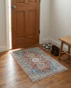 Coastal Haven Collection Area Rug -  Harborview Rectangle Red  lifestyle 27