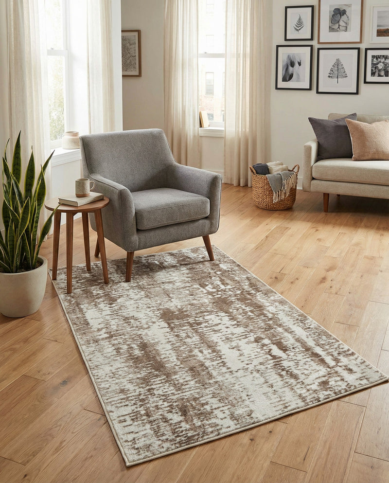 Coastal Haven Collection Area Rug -  Pelican Rectangle Ivory  lifestyle 25