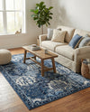 Horizon Collection Area Rug - Dawn Rectangle Blue  lifestyle 63