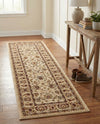 Jaipur Elegance Collection Area Rug -  Nahargarh (Cream) Runner Cream  lifestyle 87