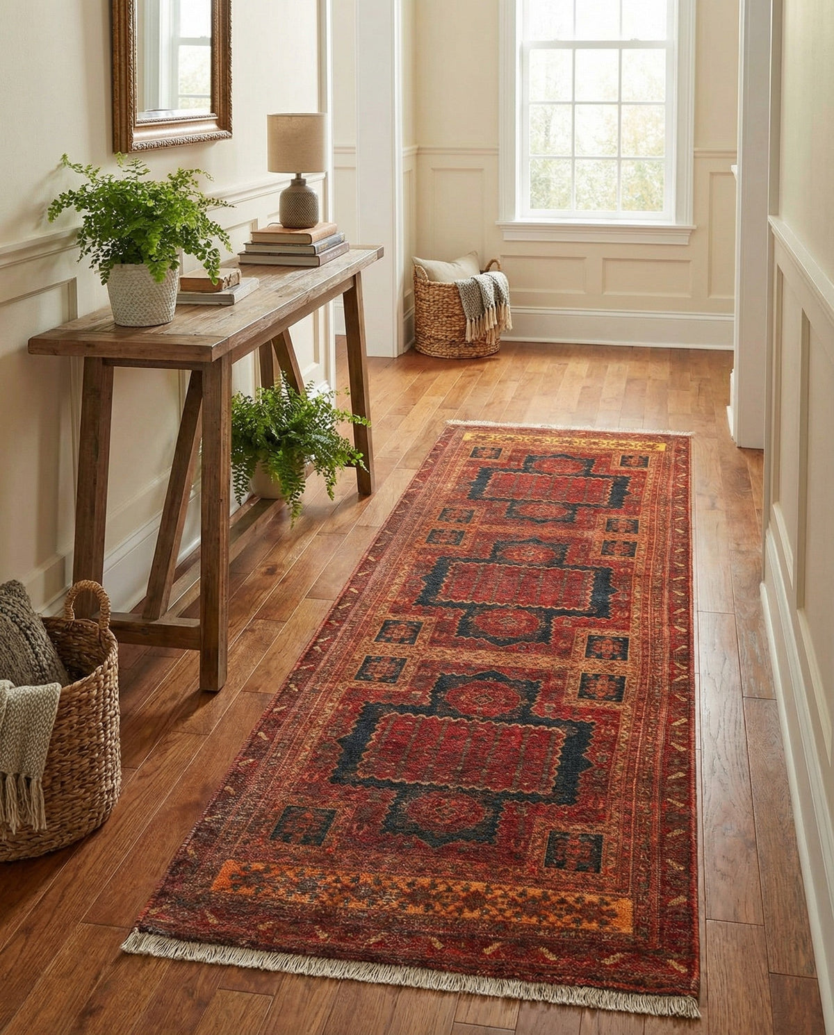 Bazaar Chic Collection Area Rug -  Taroudant Runner Rust Red  lifestyle 30
