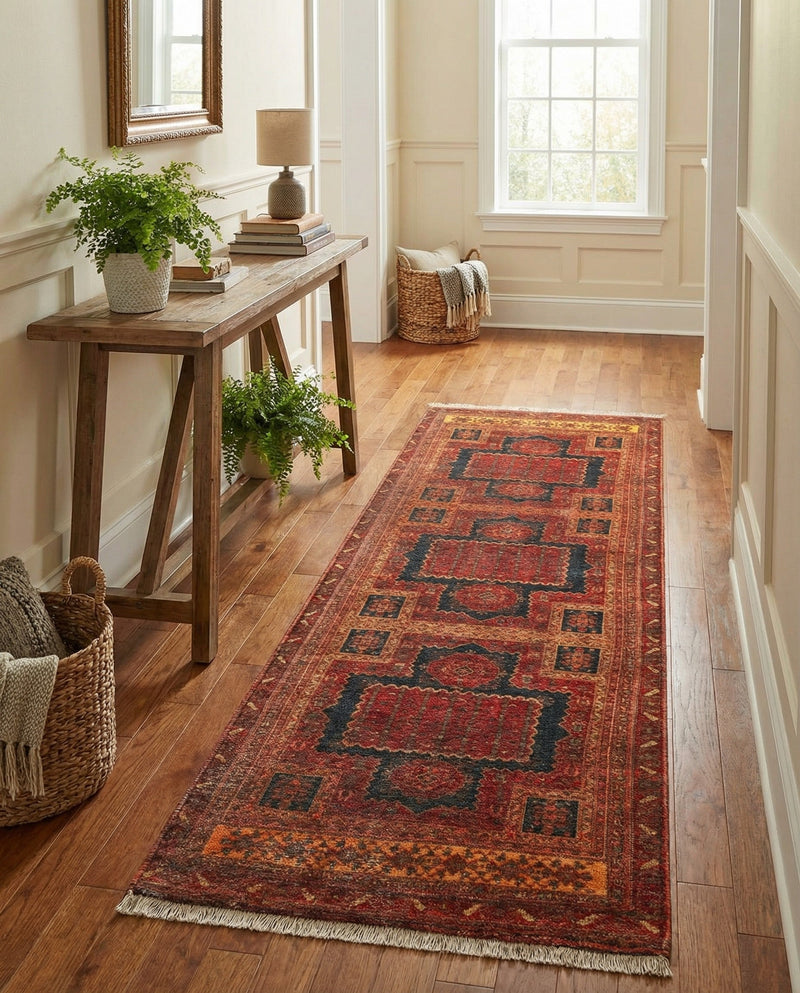 Bazaar Chic Collection Area Rug -  Taroudant Runner Rust Red  lifestyle 30